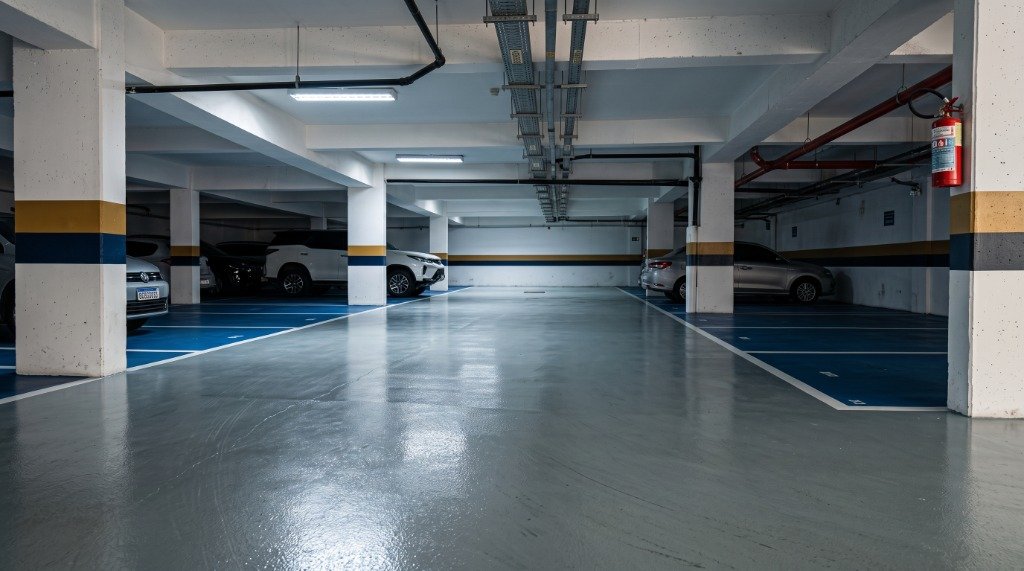 Piso Epóxi em Estacionamentos e Oficinas